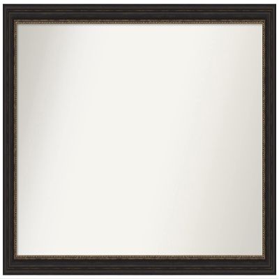 Amanti Art Bronze Wall Mirror 28x40 Accent Bronze Narrow Rectangle Bathroom Mirror for Wall Decor Living Room, Large Traditional Frame, Hangs Horizonally and Vertically, Bathroom Decor, Non-Beveled