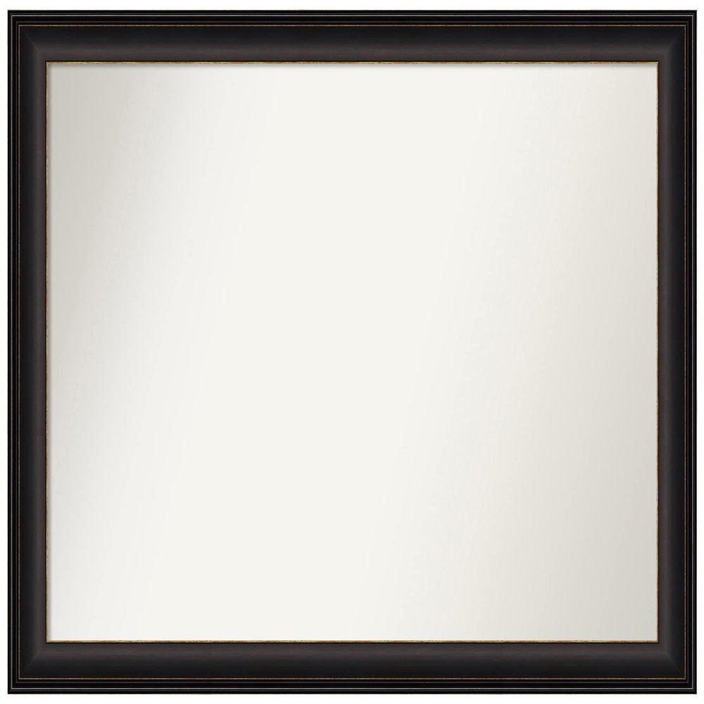 Amanti Art Bronze Bathroom Mirror for Over Sink, 32x43 Trio Oil Rubbed Bronze Rectangle Vanity Mirror, X-Large Traditional Frame, Hangs Horizonally and Vertically, Bathroom Wall Decor, Non-Beveled