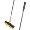 Housoutil Handle Floor Scrub Brush for Bathroom Cleaning Dual-Sided Design for Corner and Grout Easy Storage Hanging for Hard Reach Areas view 1