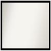 Amanti Art Black Bathroom Mirror for Over Sink, 23x29 Jet Black Rectangle Vanity Mirror, Large Modern Frame, Hangs Horizonally and Vertically, Bathroom Wall Decor, Non-Beveled Edge view 1