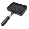 Mumusuki Stovetop Taiyaki Maker, Double Sided Non Stick Fish Shaped Pan for Japanese Desserts, Aluminum Alloy Bakeware with Anti Scald Handle (Gas Compatible) view 2