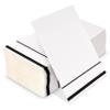 White Guest Napkins 100 Pack Disposable Paper Hand Towels with Black Stripe Elegant Wedding Bathroom Dinner Cocktail Party Napkins view 2