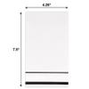 White Guest Napkins 100 Pack Disposable Paper Hand Towels with Black Stripe Elegant Wedding Bathroom Dinner Cocktail Party Napkins view 3
