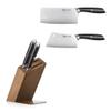 Cangshan L Series 3-Piece HUA Cleaver Block Set, German Steel Forged, Black, 1027426 view 2
