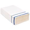 Gift Boutique 100 Blue Trim Lined Guest Napkins Disposable Paper Hand Towels for Bathroom, Wedding, Birthday, Baby Shower, Bridal Shower & Holiday Party Dcor view 2