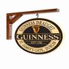 Guinness Draught Pub Sign - St. James's Gate Bar Wall Decor, Vintage Irish Tavern Style view 3