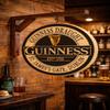 Guinness Draught Pub Sign - St. James's Gate Bar Wall Decor, Vintage Irish Tavern Style view 4