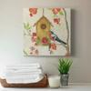 Renditions Gallery Bird Canvas Wall Art for Bedroom Animal Picture Red Flower Artwork Painting Prints for Bedroom Bathroom Kitchen Living Room view 3