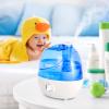 Cool Mist Humidifiers for Bedroom & Large Room (2.5L Water Tank) Quiet Ultrasonic Air Humidifier For Babies Nursery, Office, Indoor Plants & Whole House -Adjustable 360 Rotation Nozzle, Auto-Shut Off view 3
