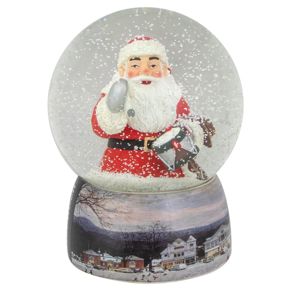 Northlight Norman Rockwell 'A Drum for Tommy' Christmas Snow Globe, 6.5", Red