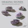 KALIFANO Angel Aura Amethyst Geode Titanium-Bonded High-Energy Amatista for Reiki, Wicca, Crystal Decor & Metaphysical Gifts Natural Crystals and Healing Stones (Family Owned) view 2