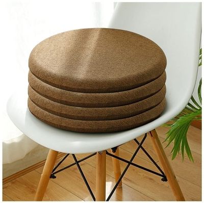 (1/2/4 Packs) Round Chair Cushion Seat Cushion Round Stool Cushion, Memory Foam Round Chair Pads Soft Seat Pads for Indoor/Outdoor, High Stool Dining Room Travel Office Use
