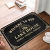 Doormat for Outside Home Decor Welcome to Our Lake House Non-Slip Rugs Rubber Backing Easy Clean for Inside Floor Mats for Entryway 20 * 32 Inches view 1