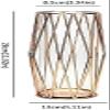 Flower Vase for Home Decor Modern Vase Vase Transparent Glass Flower Iron Frame Home Dining Table Office Desktop Floor Home Decoration view 2