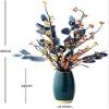 Flower Vase for Home Decor Modern Vase Vase Ceramic Holly Fortune Fruit Home Decoration Crafts Ornament Dried Flower Simulation Flower Flower Arrangement Home Decoration view 2