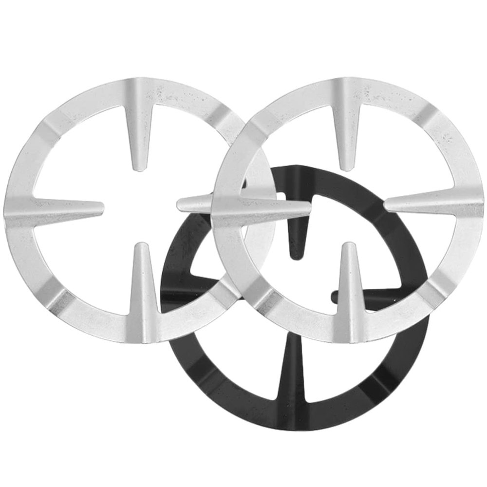 Hemoton 3pcs Wok Ring Durable Kitchen Wok Support for Gas Stove Anti-slip Design for Home Restaurant and Shop Cooking