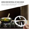 Hemoton 3pcs Wok Ring Durable Kitchen Wok Support for Gas Stove Anti-slip Design for Home Restaurant and Shop Cooking view 4