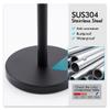 KES Black Paper Towel Holder Countertop Paper Towel Stand Kitchen Standing Paper Towel Roll Holder with Weighted Base for Standard or Mega Rolls SUS304 Stainless Steel Matte Black, KPH202S14B-BK view 4