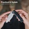 CIVIVI Mini Praxis Folding Pocket Knife, 2.98" D2 Steel Blade, Black view 3