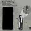 CIVIVI Mini Praxis Folding Pocket Knife, 2.98" D2 Steel Blade, Black view 4