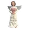 Blossom Bucket Graceful Sentiments Angel - Mom, 5-inch Height, White, Resin, Figurine, Home Decor view 1