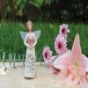 Blossom Bucket Graceful Sentiments Angel - Mom, 5-inch Height, White, Resin, Figurine, Home Decor view 2