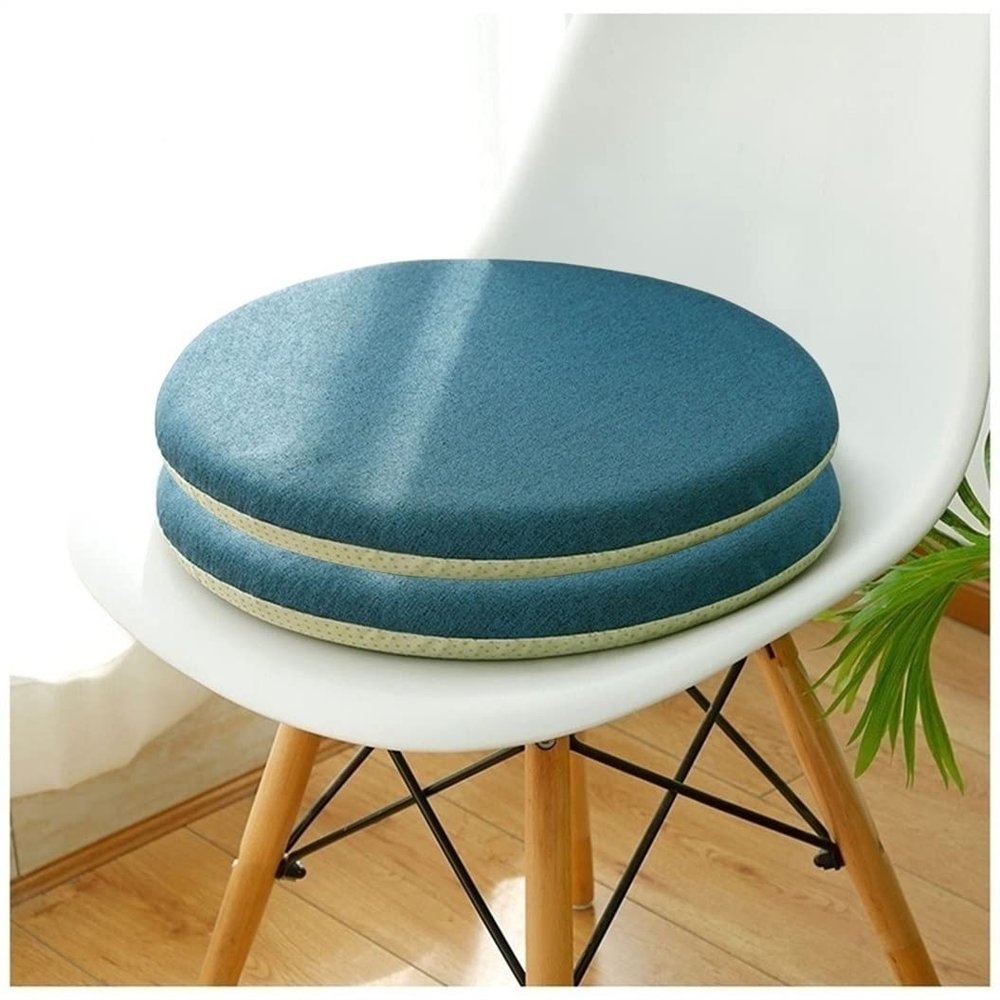 (1/2/4 Packs) Round Chair Cushion Seat Cushion Round Stool Cushion, Memory Foam Round Chair Pads Soft Seat Pads for Indoor/Outdoor, High Stool Dining Room Travel Office Use