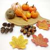 KYDCO Artificial Pumpkins and Gourds, Lifelike Orange White Pumpkins, Artificial Maple Leaves for Decorating Fall Craft Thanksgiving Halloween Wedding Centerpieces (172PCS) view 3