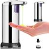 APUM Automatic Soap Dispenser,Soap Dispenser Equipped Stainless Steel w/Infrared Motion Sensor Upgraded Waterproof Base for Bathroom & Kitchen view 4