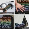 Funny Home Decor in This House We Believe Non-Slip Rugs Rubber Backing Indoor Doormat Easy Clean for Inside Floor Mats for Entryway 20 * 32 Inches view 3