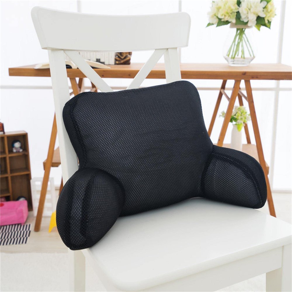 Armchair Back Lumbar Cushion Soft Cozy Plush Comfort Backrest Back Pad Cozy Warm Back Support Reading Pillow Relieves Back Coccyx Pain Relief Comfortable Lumbar Pillows Waist Pillows for Chair Sofa
