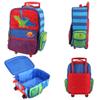 AVENTIS Childs Espresso Rectangle Table with Shelf & 2 Chairs Fun Blue Dinosaur Sleepover Travel Bundle with Dinosaur Luggage, Lunchbox, Backpack, Wallet, & Magnetic Playset Ages 3+ view 3