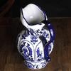 Flower Vase for Home Decor Modern Vase Hand-Painted Blue and White Porcelain New Chinese Fashion Jewelry Vase Decoration Creative Kettle Shape Flower Vase view 2