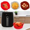 UPKOCH 3pcs Silicone Non-stick Baking Trays for Frying Roasting Reusable Silicone Mats Premium for Air Fryers Ovens view 4