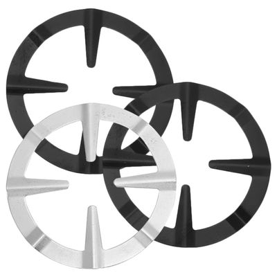 Hemoton 3pcs Reusable Wok for Gas Stove Wear Resistant Kitchen Rack Compact Pot Support for Cooking Pots and Cauldrons Cooking Accessory