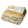Blanket Gifts, Wife Blanket from Husband, I Love You Gifts for Her Wedding Anniversary, Happy Birthday Gift for Wife from Husband Ideas, Unique Gifts for Wife Who Has Everything, W40 xL50 view 3