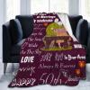 50th Anniversary Blanket Gifts, I Love You Gifts for Her Wedding Anniversary, Happy Birthday Gift for Wife from Husband Ideas, Unique Gifts for Wife Who Has Everything, W60 xL80 view 1