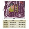50th Anniversary Blanket Gifts, I Love You Gifts for Her Wedding Anniversary, Happy Birthday Gift for Wife from Husband Ideas, Unique Gifts for Wife Who Has Everything, W60 xL80 view 4