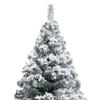 YITHOPI Seasonal Holiday Decoration Tree Artificial Christmas Tree with Flocked Snow Green 59.1" PVC for Indoor Outdoor Christmas Party Holiday Decoration view 3