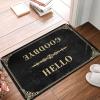 Welcome Sign for Front Door Hello Goodbye Non-Slip Rugs Rubber Backing Indoor Doormat Easy Clean for Inside Floor Mats for Entryway 20 * 32 Inches view 1