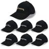 LotsBuyLots Bachelor Party Hats,Set of 7 Adjustable Embroidered Cotton Trucker Hats,Perfect Bachelor Party Favors,Gifts (Black-Squiggle) view 1