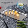 AMDSS Baking Sheet Cookie Sheet Set of 3, Professional Stainless Steel Cookie Sheet Baking Tray Pan, Rectangular Baking Pan for DIY Baking view 4