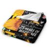 25th Anniversary Throw Blankets, Birthday Anniversary Wedding Fathers Day Personalized Gift for Dad, Mom, Kids, Dogs, Friends Or Couples, W40 xL50 view 3