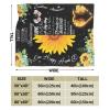 25th Anniversary Throw Blankets, Birthday Anniversary Wedding Fathers Day Personalized Gift for Dad, Mom, Kids, Dogs, Friends Or Couples, W40 xL50 view 4