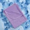 LUXEAR Cooling Blanket Throw, Arc-Chill Q-Max >0.5 for Hot Sleepers, Absorbs Heat to Keep Body Cool for Night Sweats, Lightweight Summer Cool Blankets for Sleeping, Gifts for Women & Men,Purple view 1