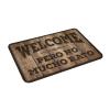 Funny Welcome Mats for Inside Front Doormat Welcome Pero No Mucho Rato Rubber Non Slip Rubber Backing Easy Clean Rug for Garden/Kitchen/Bedroom Mats for Entryway 20 * 32 Inches view 1