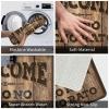 Funny Welcome Mats for Inside Front Doormat Welcome Pero No Mucho Rato Rubber Non Slip Rubber Backing Easy Clean Rug for Garden/Kitchen/Bedroom Mats for Entryway 20 * 32 Inches view 2