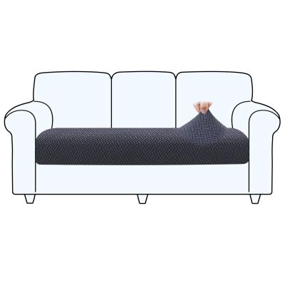2025 New Wear-Resistant Universal Sofa Cover, Stretch Couch Cushion Slipcovers Replacement, Anti-Slip L Shape Sofa Covers, Chaise Lounge Sofa Slipcover (Weave Dark Grey,Large Triple Seat Cover)