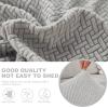 2025 New Wear-Resistant Universal Sofa Cover, Stretch Couch Cushion Slipcovers Replacement, Anti-Slip L Shape Sofa Covers, Chaise Lounge Sofa Slipcover (Weave Light Grey,Large Triple Seat Cover) view 3