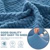 ShowyLive 2025 New Wear-Resistant Universal Sofa Cover, Stretch Couch Cushion Slipcovers Replacement, Anti-Slip L Shape Sofa Covers, Chaise Lounge Sofa Slipcover (Weave Blue,Large Single Seat Cover) view 3